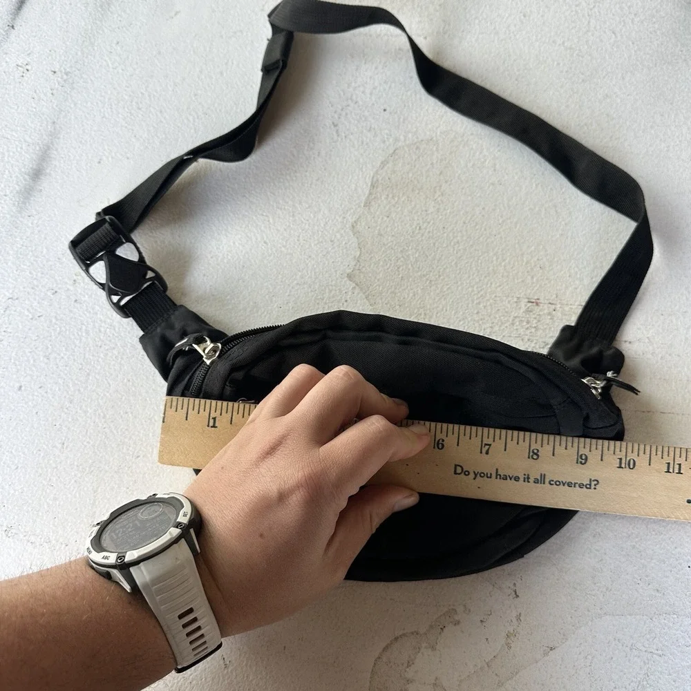 Vintage 90s Jansport Fanny Pack‎ Daypack Aztec Black USA